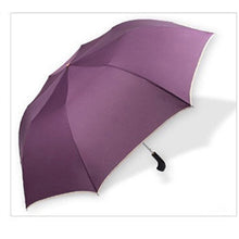 Load image into Gallery viewer, Big Umbrella Automatic 128cm Men Rain Woman Windproof  Large Male Women Sun 2 Floding Large Umbrella Travel Outdoor