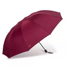 Load image into Gallery viewer, 130cm Big Top Quality Umbrella Men Rain Woman Windproof Large Paraguas Male Sun Floding Umbrella Outdoor Parapluie Waterproof