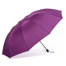 Load image into Gallery viewer, 130cm Big Top Quality Umbrella Men Rain Woman Windproof Large Paraguas Male Sun Floding Umbrella Outdoor Parapluie Waterproof