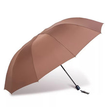 Load image into Gallery viewer, 130cm Big Top Quality Umbrella Men Rain Woman Windproof Large Paraguas Male Sun Floding Umbrella Outdoor Parapluie Waterproof