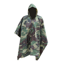 Load image into Gallery viewer, Man Military Impermeable Camo Raincoat Waterproof Rain Coat Men Raincoat Women Awning From The Rain Motorcycle Rain Poncho