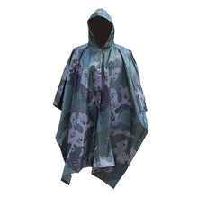 Load image into Gallery viewer, Man Military Impermeable Camo Raincoat Waterproof Rain Coat Men Raincoat Women Awning From The Rain Motorcycle Rain Poncho