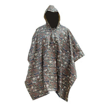 Load image into Gallery viewer, Man Military Impermeable Camo Raincoat Waterproof Rain Coat Men Raincoat Women Awning From The Rain Motorcycle Rain Poncho