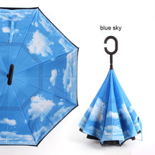 Load image into Gallery viewer, Reverse Umbrella Inverted Anti UV Umbrella Man Umbrellas C Handle Windproof Women Sun and Rain invertido Paraguas Parapluie