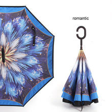Load image into Gallery viewer, Reverse Umbrella Inverted Anti UV Umbrella Man Umbrellas C Handle Windproof Women Sun and Rain invertido Paraguas Parapluie