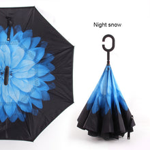 Load image into Gallery viewer, Reverse Umbrella Inverted Anti UV Umbrella Man Umbrellas C Handle Windproof Women Sun and Rain invertido Paraguas Parapluie