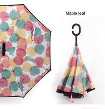 Load image into Gallery viewer, Reverse Umbrella Inverted Anti UV Umbrella Man Umbrellas C Handle Windproof Women Sun and Rain invertido Paraguas Parapluie
