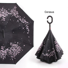 Load image into Gallery viewer, Reverse Umbrella Inverted Anti UV Umbrella Man Umbrellas C Handle Windproof Women Sun and Rain invertido Paraguas Parapluie