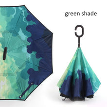 Load image into Gallery viewer, Reverse Umbrella Inverted Anti UV Umbrella Man Umbrellas C Handle Windproof Women Sun and Rain invertido Paraguas Parapluie
